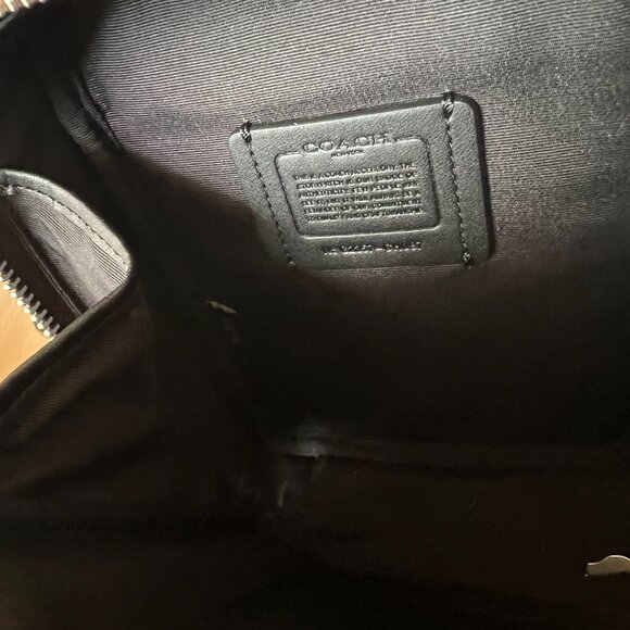 NWT Coach Outlet | Stanton Crossbody Bag | Black Jacquard - Picture 5 of 7